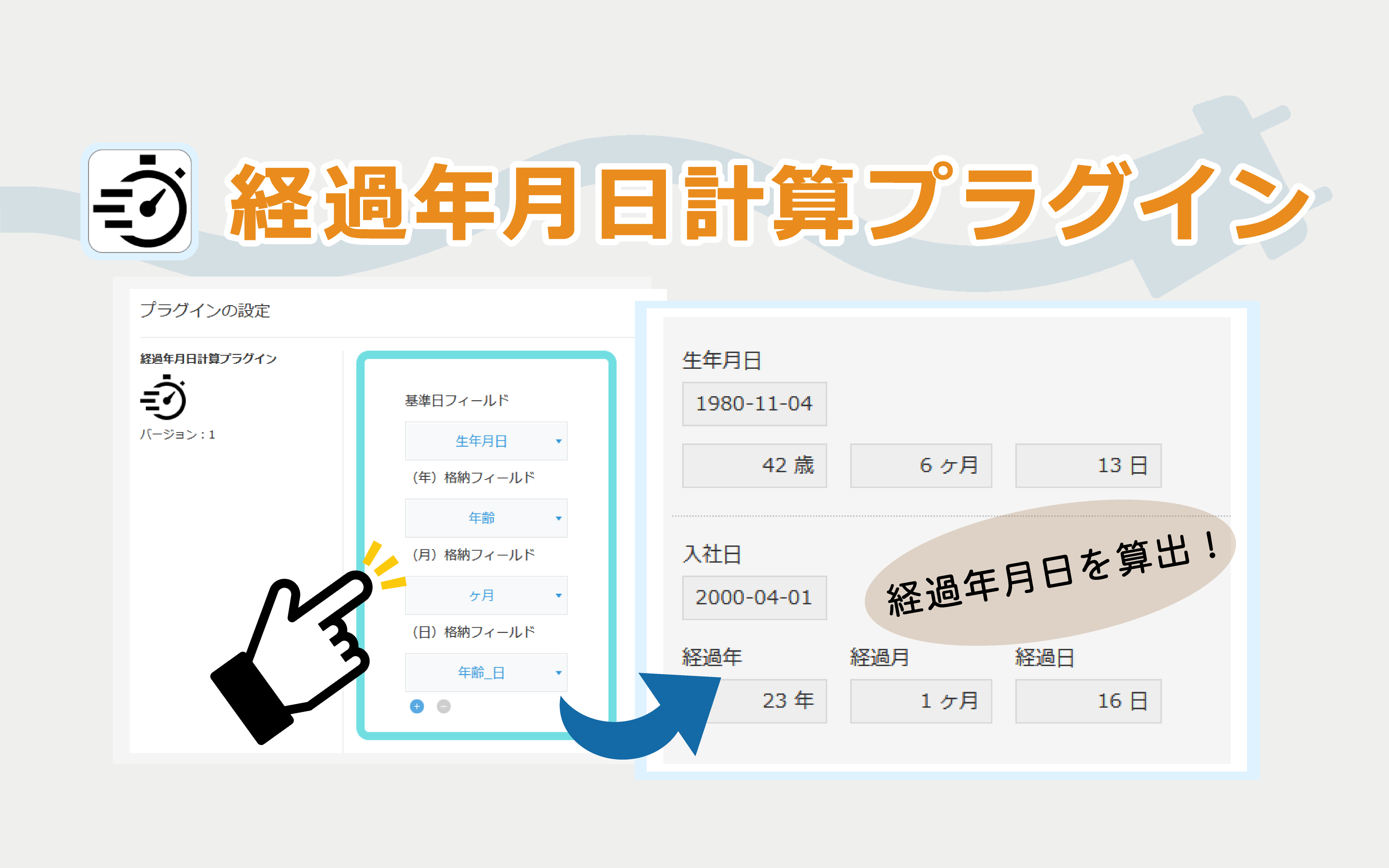 経過年月日計算プラグイン (試用版)